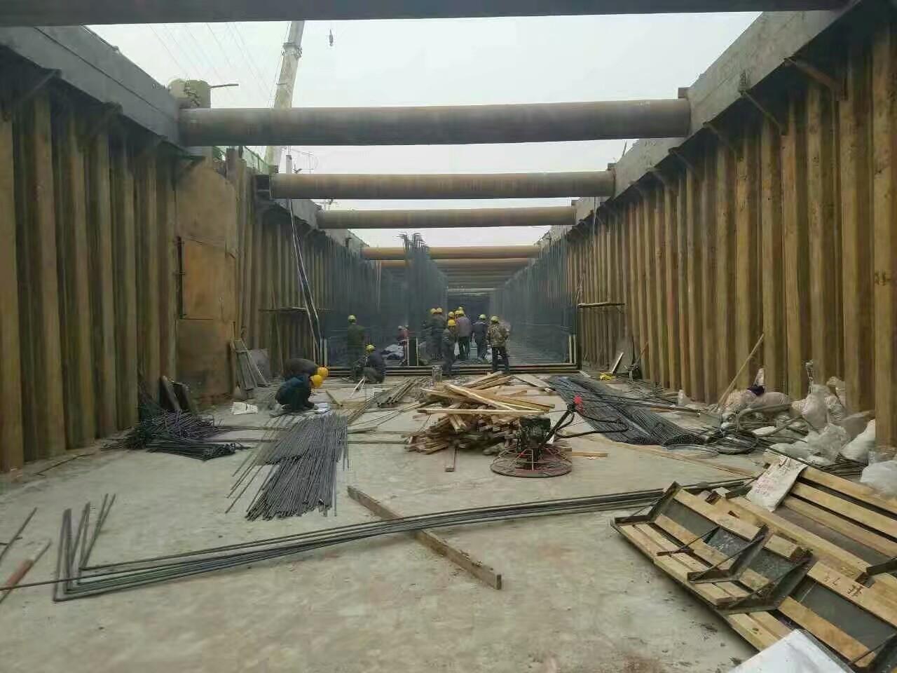 陕西城市综合管廊钢板桩支护工程